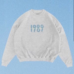 Taylor Swift SPOTIFY FANS FIRST 1989 Exclusive Heather Gray Crewneck Size XL
